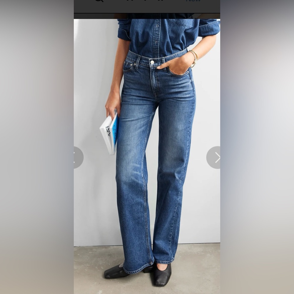 AYR Classic Indigo Wide Leg Jeans